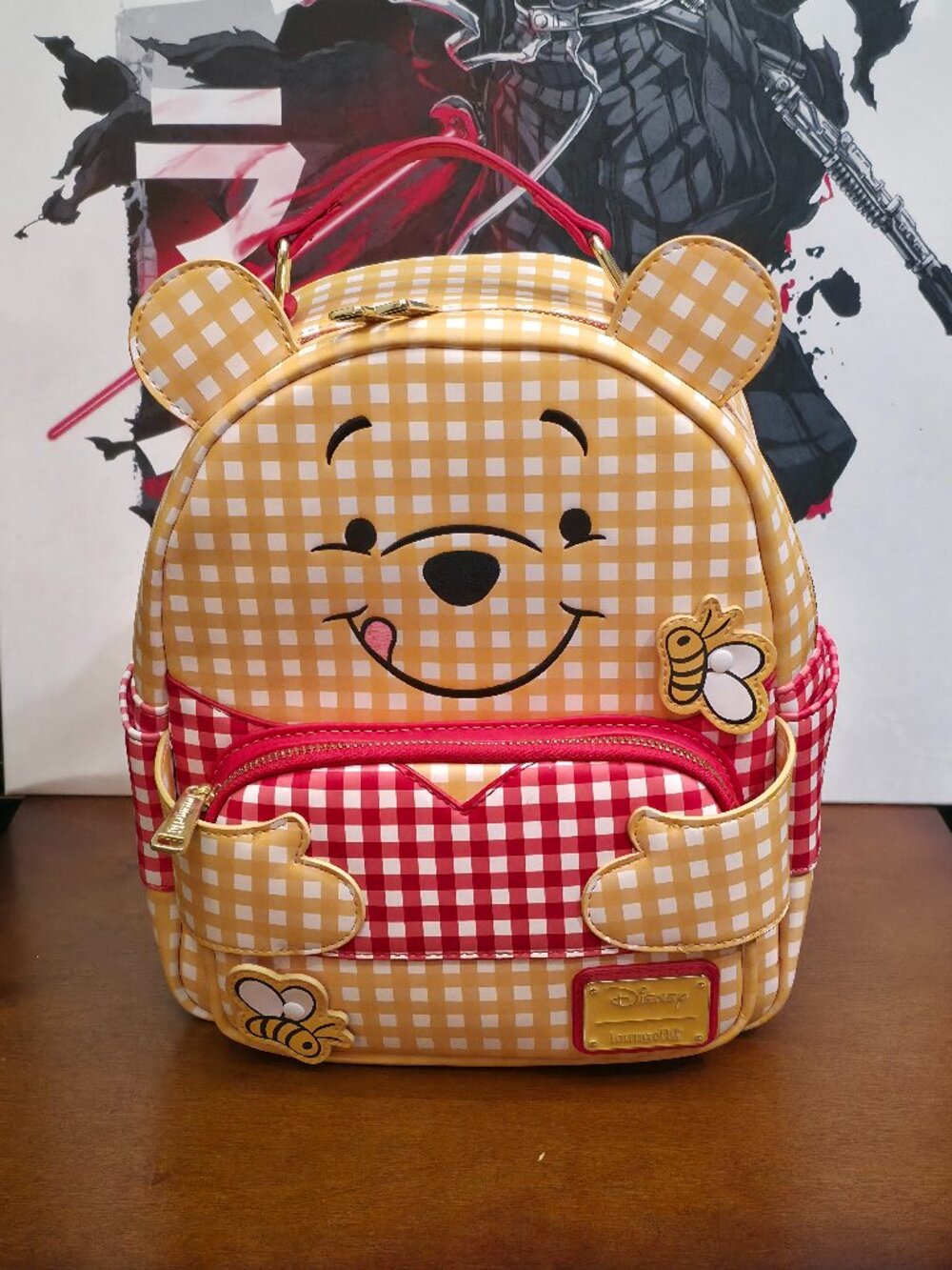 Winnie the Pooh Gingham Cosplay Mini Backpack